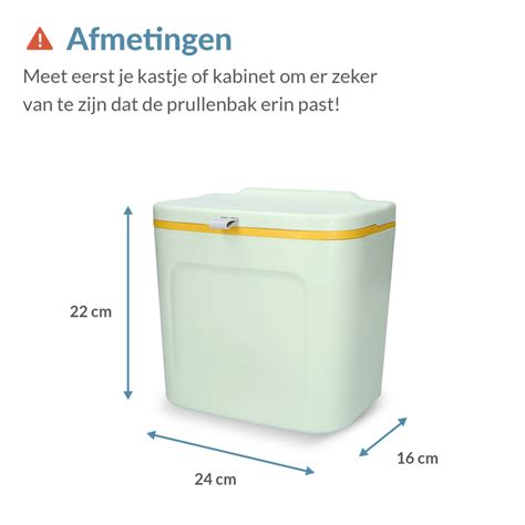 Prullenbak Groen 7 Liter Mr Green Mind