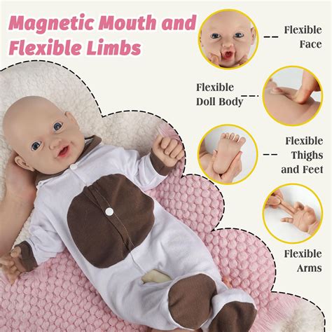 Snapklik.com : Vollence 12 Inch Reborn Baby Doll Silicone Full Body