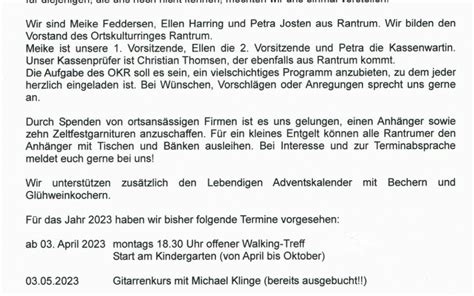 OKR 2 - Gemeinde Rantrum