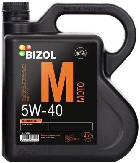 BIZOL MOTO 5W40 SYNTHETIC API SN JASO MA2 4L - 10972571199 - oficjalne ...