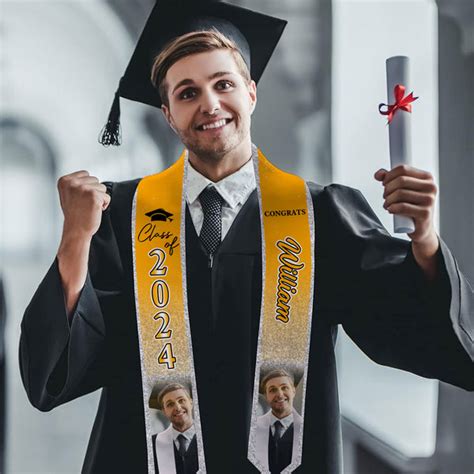 Custom Graduation Stoles Sash With Photo Special Graduation T Gra Graduationstore