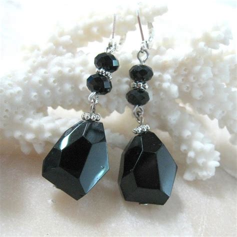 Gemstone Beaded Earrings Etsy