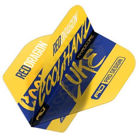 Red Dragon Hardcore Flight Luke Humphries Yellow TF6865 Dartshop Zaanstad