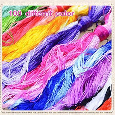 100 pieces silk embroidery / Suzhou embroidery thread / common color ...