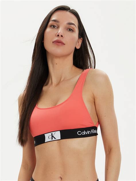 Calvin Klein Swimwear G Ra Od Bikini Kw Kw Koralowy Modivo Pl