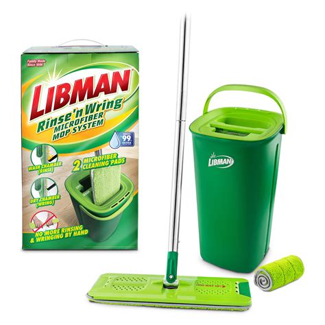 Libman Rinse N Wring Microfiber Mop System