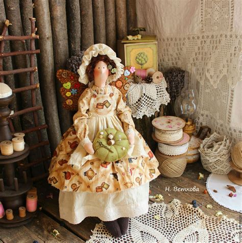 Швейный ангел текстильная кукла тильда фея рукоделия в интернет ...