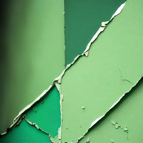 Premium Photo | Concrete wall with cracked wallpaper