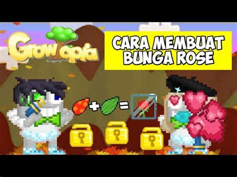 Cara Membuat Bunga Rose Di Growtopia Mr Naoval Gm Youtube