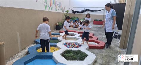 Jardim Sensorial Educação Infantil - Jardim sensorial – Maternal 2 – Instituto Pio XI