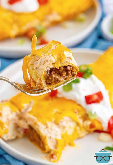 Ground Beef Enchiladas - The Country Cook
