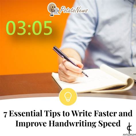 7 Essential Tips to Write Faster and Improve Handwriting Speed - Antlerium