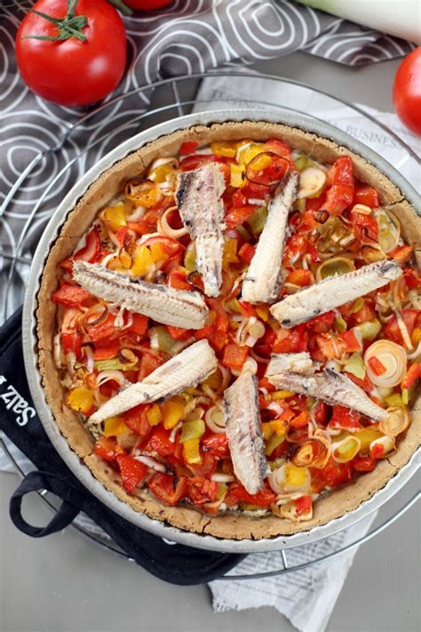 Tarte aux légumes et sardines chefNini