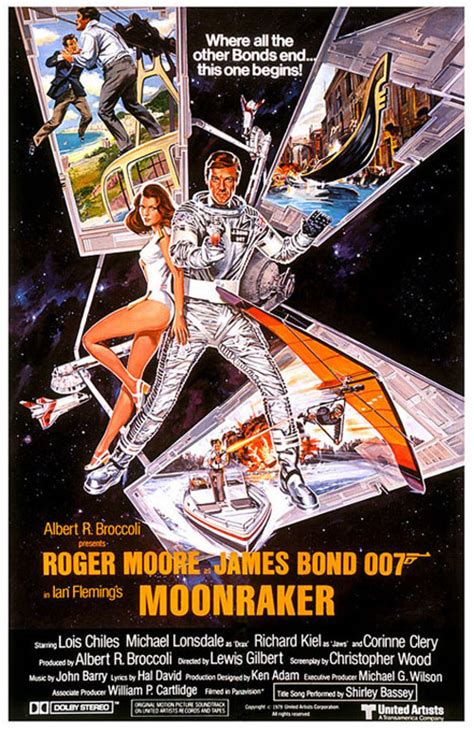 Space1970 Moonraker 1979 Poster Art By Dan Goozee