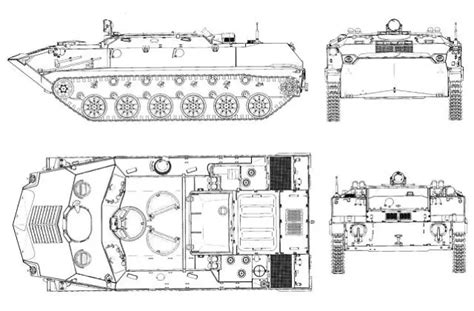 BTR-D airborne armoured vehicle personnel carrier technical data ...