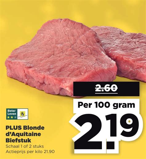Plus Blonde D Aquitaine Biefstuk Aanbieding Bij Plus