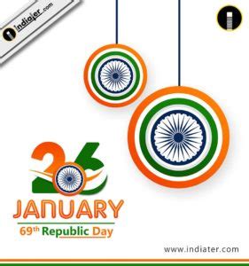 Happy Republic Day Posters And Banners Backgrounds Psd Template Indiater