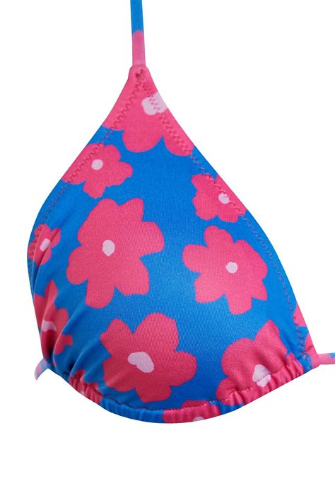 TRENDYOLMİLLA Çiçek Desenli Üçgen Bağlamalı Bikini Takımı TBESS BT Fiyatı Yorumları