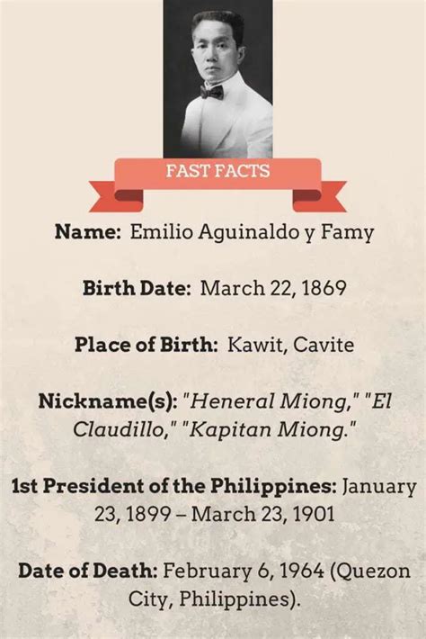 16 Interesting Facts About Emilio Aguinaldo - FilipiKnow