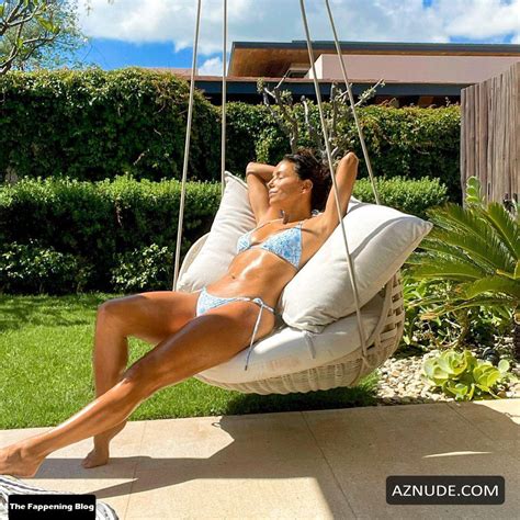 Eva Longoria Sexy Poses Wearing A Tiny Bikini In A Social Media Photoshoot Aznude