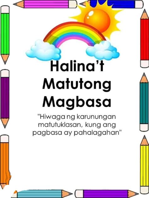 Halina T Matutong Magbasa 19 Pages Free Bookbind Lazada PH