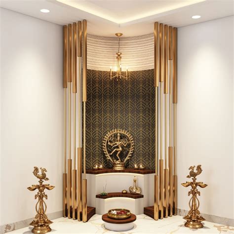 compact frosty white floor mounted mandir design  ft livspace
