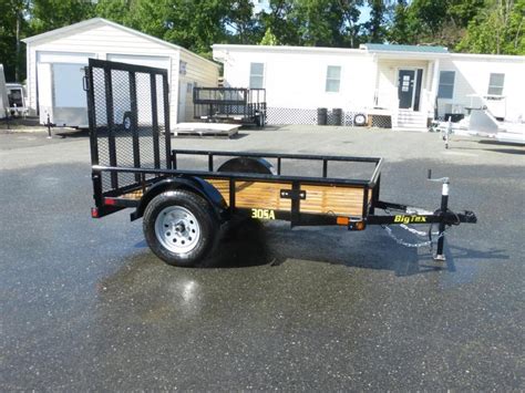 Big Tex 5 X 8 Landscape Utility Trailer New Enclosed Cargo Utility