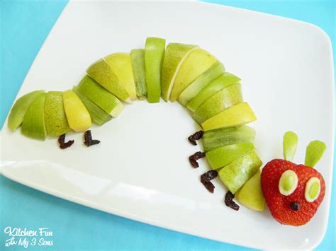 Kitchen Fun With My 3 Sons: The Very Hungry Caterpillar Fruit Snack AND ...