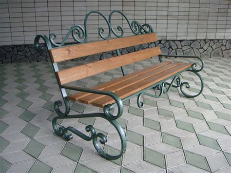 Кованые скамейки (218 фото) - фото - картинки и рисунки: скачать бесплатно