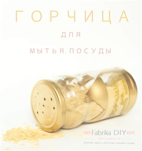 Горчица для мытья посуды - Fabrika DIY