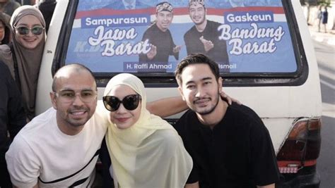 Gencar Ikut Kampanye Adik Ipar Jeje Di Bandung Raffi Ahmad Pulang Haji