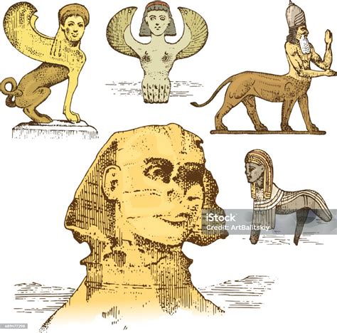 Sphinx Mesir Dan Makhluk Fantastis Lainnya Simbol Mitologi Peradaban ...