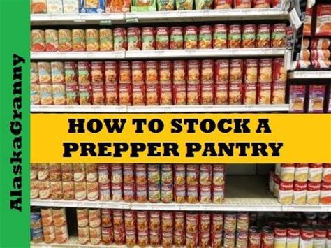 How To Stock A Prepper S Pantry Basic Foods Theworldofsurvival