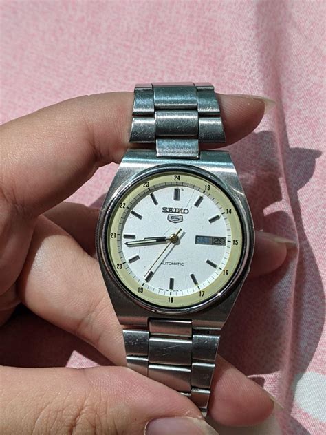 Seiko Automatic Calendar Bracelet 1980s Japan Silver Dial Atelier