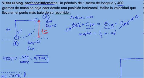 Energía y trabajo 25 conservación energía mecánica ejercicio 09 YouTube