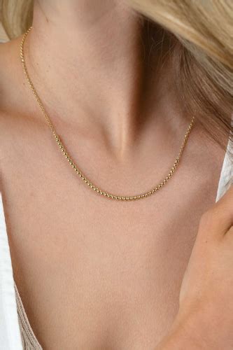 ZINZI Gold Plated Zilveren Koffieboon Schakelketting 45cm 5mm Breed