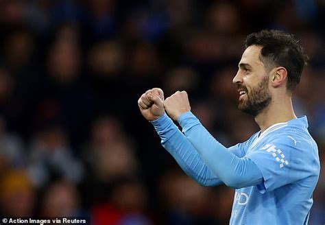 Manchester City 2 0 Newcastle Bernardo Silva Scores Twice In First