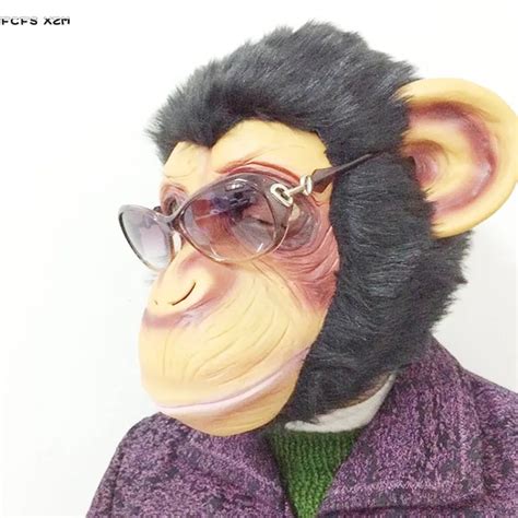 Latex Gorilla Cosplay Mask Rise Of Planet Of The Apes Halloween