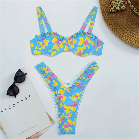 Custom Piece Designer Matching Swimsuits For Couples Men Beach Shorts Women Thong Bikini Bra