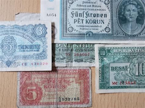 Bankovky Koruny Československo a Protektorát ČaM - o232 | OKO
