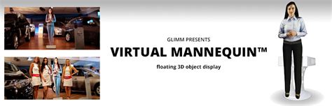 Virtual Mannequin A Hologram Solution By Glimm Display