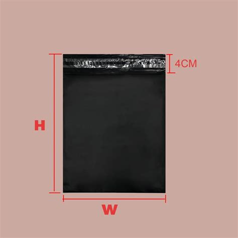 Matte Black Poly Mailers Full Color Logo Printing Adhesive Etsy