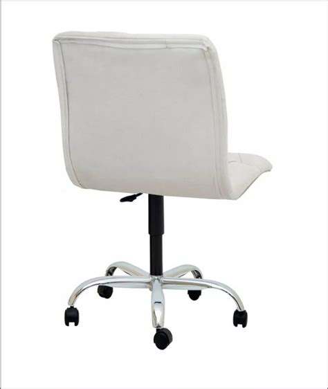 Cadeira Poltrona Lia Nude Rodinhas E Regulagem De Altura