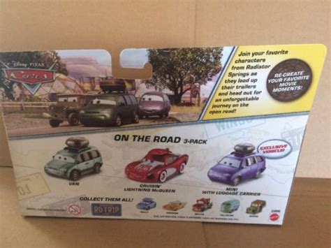 Disney Cars Diecast Road Trip On The Road 3 Pack Gemdans