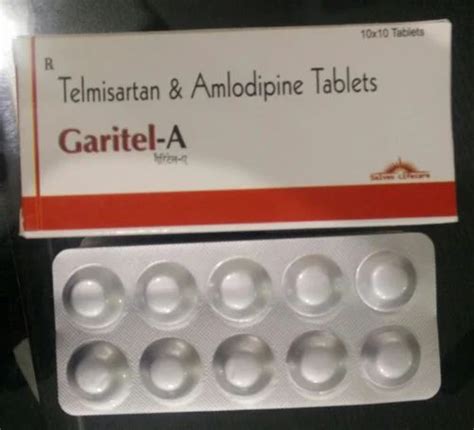 Garitel A Telmisartan With Amlodipine Tablet At Rs 65 Strip In Sas