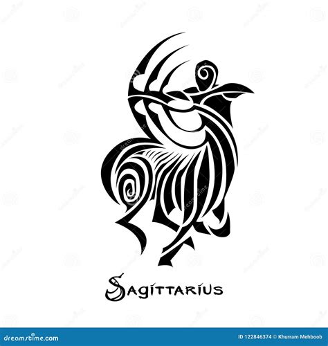 sagittarius symbol tattoo 5