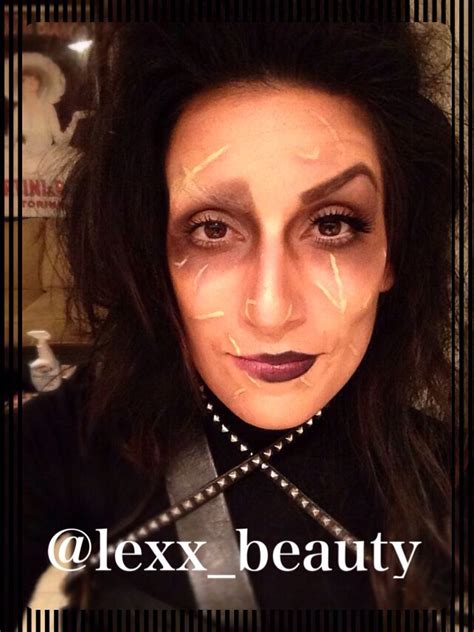 Edward Scissorhands Makeup Done By Yours Truly Scars Makeup