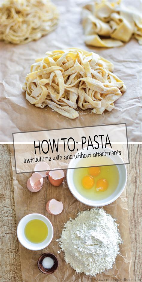 How To Fresh Homemade Pastacooking And Beer