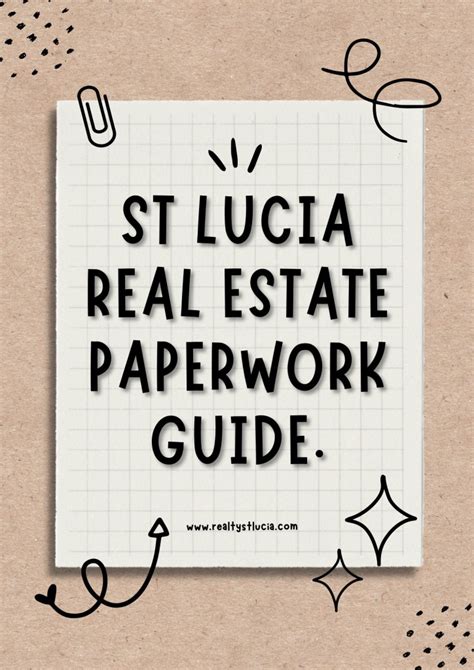 St Lucia Real Estate Paperwork Guide