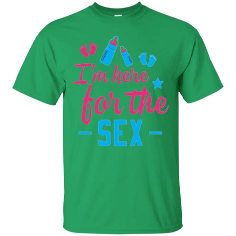 Im Here For The Sex Gender Reveal Party Shirt Shirt Design Online